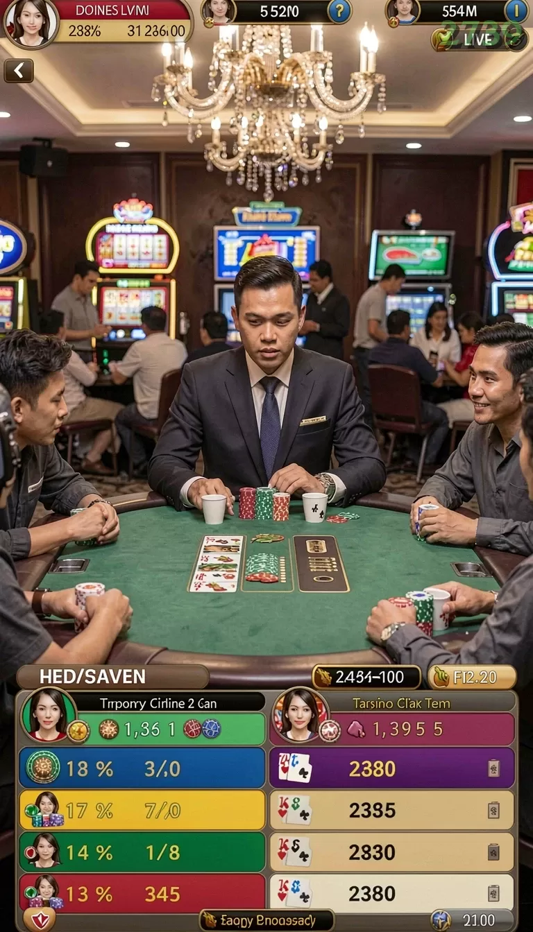 Cuplikan layar AT777 — halaman utama