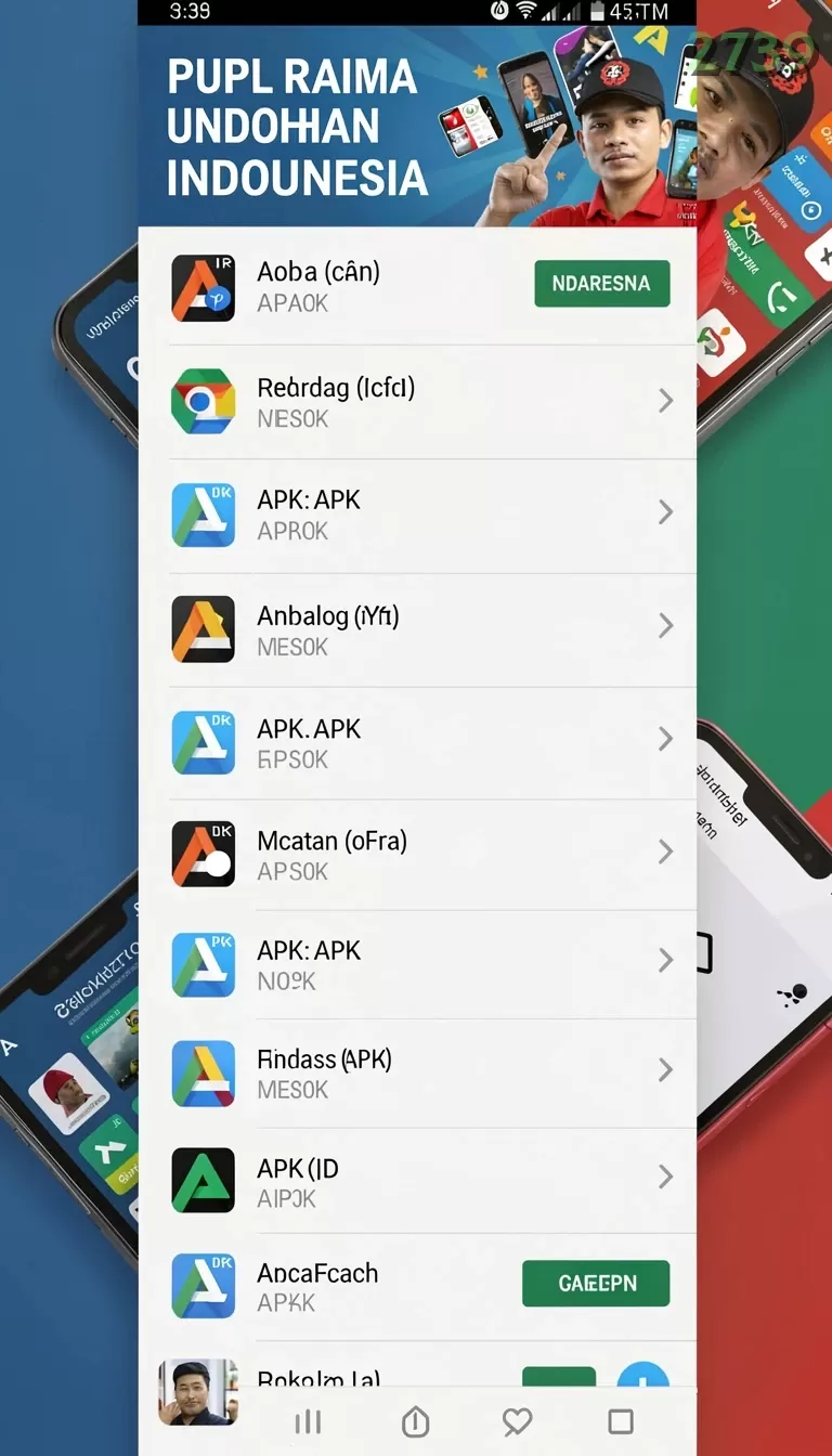 Cuplikan layar LOGO — menu navigasi